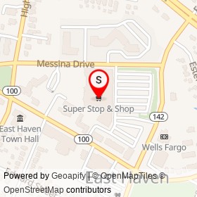Super Stop & Shop on Messina Drive, East Haven Connecticut - location map