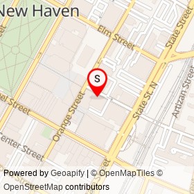 Brewshop on Court Street, New Haven Connecticut - location map