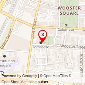 Ricciuti on Wooster Street, New Haven Connecticut - location map