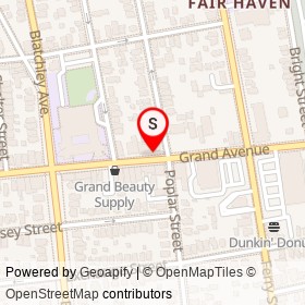 Dayvett's Clothing on Grand Avenue, New Haven Connecticut - location map