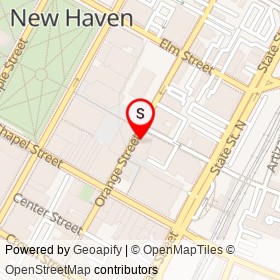 K&G Corner Deli on Orange Street, New Haven Connecticut - location map