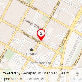 Skappo on Crown Street, New Haven Connecticut - location map