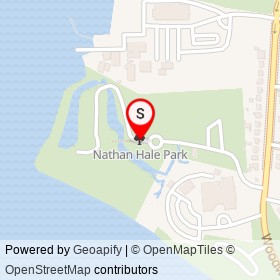 Nathan Hale Park on , New Haven Connecticut - location map