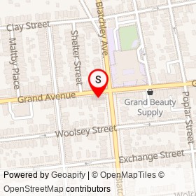 Evolution on Grand Avenue, New Haven Connecticut - location map
