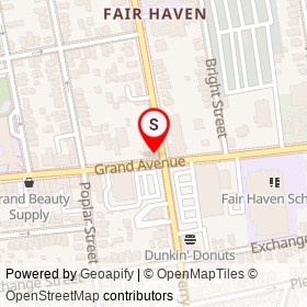 Santander on Grand Avenue, New Haven Connecticut - location map