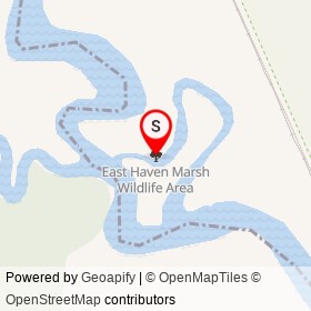 East Haven Marsh Wildlife Area on , Branford Connecticut - location map