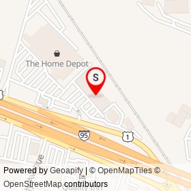 AutoZone on Frontage Road, East Haven Connecticut - location map