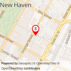 Michael's on Court Street, New Haven Connecticut - location map