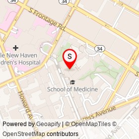 Downtown on , New Haven Connecticut - location map