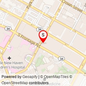 Dunkin' Donuts on York Street, New Haven Connecticut - location map