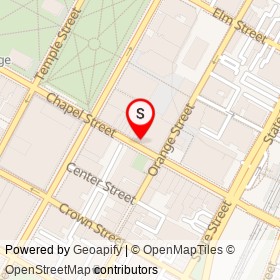 Beauty Plus on Chapel Street, New Haven Connecticut - location map