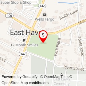 East Haven Town Green on , East Haven Connecticut - location map