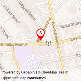 Columbus Market & Deli on Washington Avenue, New Haven Connecticut - location map