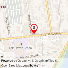 Sarno's on Grand Avenue, New Haven Connecticut - location map