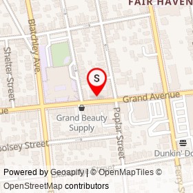 Pops Grocery on Grand Avenue, New Haven Connecticut - location map
