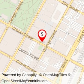 Artist&Craftsman Supply on State Street, New Haven Connecticut - location map