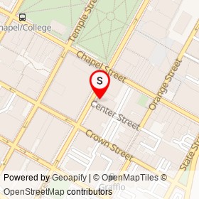 Cricket on Center Street, New Haven Connecticut - location map