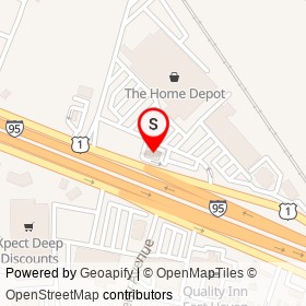 Wendy's on Frontage Road, East Haven Connecticut - location map