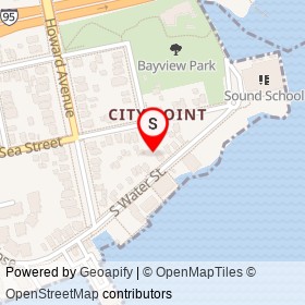 City Point Historic District on Public Access Pathway, New Haven Connecticut - location map