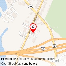 McDonald's on Kimberly Avenue, New Haven Connecticut - location map