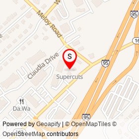 Supercuts on Sawmill Road, West Haven Connecticut - location map