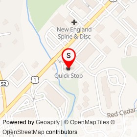 Quick Stop on Boston Post Road, Orange Connecticut - location map
