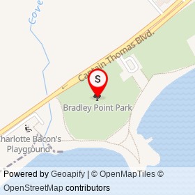 Bradley Point Park on , West Haven Connecticut - location map