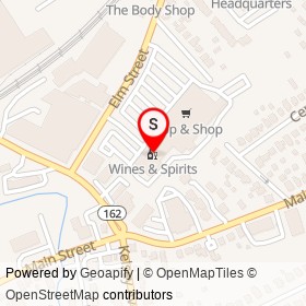 Wines & Spirits on Elm Street, West Haven Connecticut - location map
