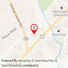 Olive Garden on Boston Post Road, Orange Connecticut - location map