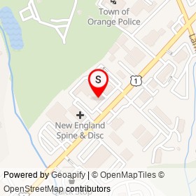 Bear & Grill on Boston Post Road, Orange Connecticut - location map