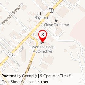Over The Edge Automotive on Indian River Road, Orange Connecticut - location map