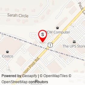 Mattress Firm on Boston Post Road, Orange Connecticut - location map