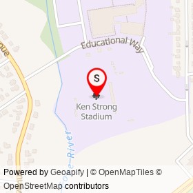 Ken Strong Stadium on , West Haven Connecticut - location map