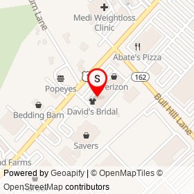 Men's Wearhouse on Boston Post Road, Orange Connecticut - location map
