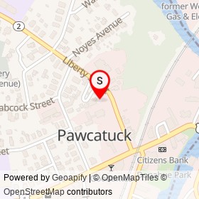 Dairy Queen on Liberty Street, Pawcatuck Connecticut - location map