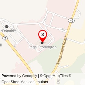 Regal Stonington on Voluntown Road, Stonington Connecticut - location map