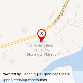 Americas Best Value Inn-Stonington/Mystic on Stonington Road, Stonington Connecticut - location map