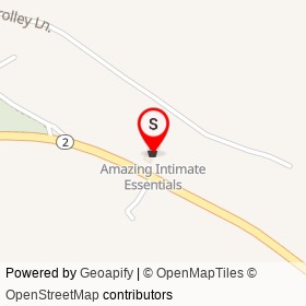 Amazing Intimate Essentials on Norwich-Westerly Road, North Stonington Connecticut - location map