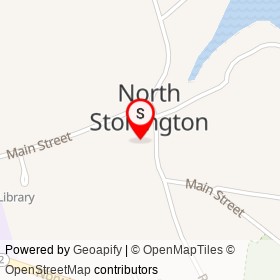 North Stonington Village Historic District on Main Street, North Stonington Connecticut - location map