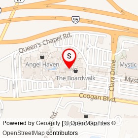 UNA Boutique on Coogan Boulevard, Mystic Connecticut - location map