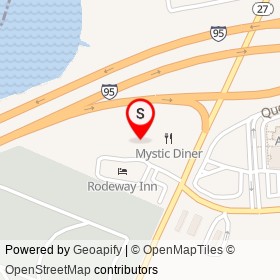 Howard Johnson by Wyndham Mystic on Greenmanville Avenue, Mystic Connecticut - location map