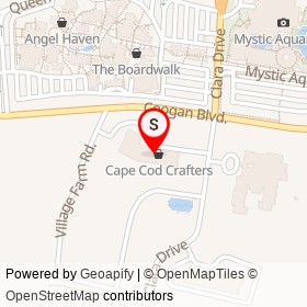 Five Guys on Clara Drive, Mystic Connecticut - location map