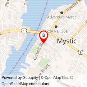 Rochelle's on cottrell on Cottrell Street, Mystic Connecticut - location map