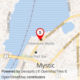 Lis on Holmes Street, Mystic Connecticut - location map