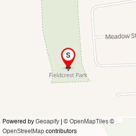 Fieldcrest Park on , Groton Connecticut - location map
