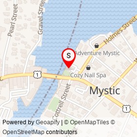 S&P Oyster Co on Holmes Street, Mystic Connecticut - location map