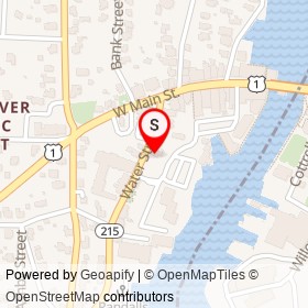 pizzeta on Water Street, Mystic Connecticut - location map