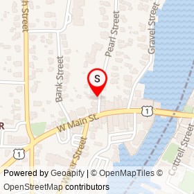 Smudge on Pearl Street, Mystic Connecticut - location map