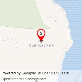 River Road Park on , Groton Connecticut - location map