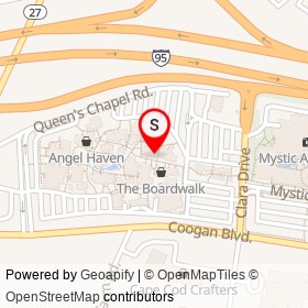 Becca Rose on Queen's Chapel Road, Mystic Connecticut - location map